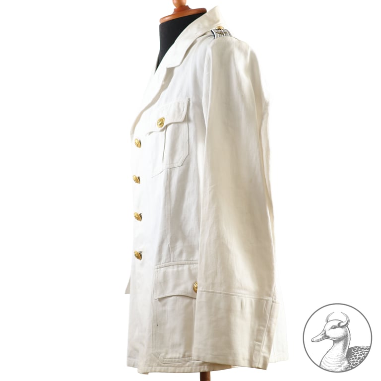 Weißes Jackett Kriegsmarine Leutnant der Küstenartillerie