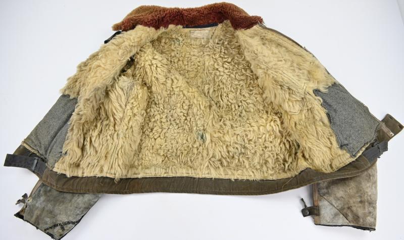 German LW suede winter 'Channel' flying jacket