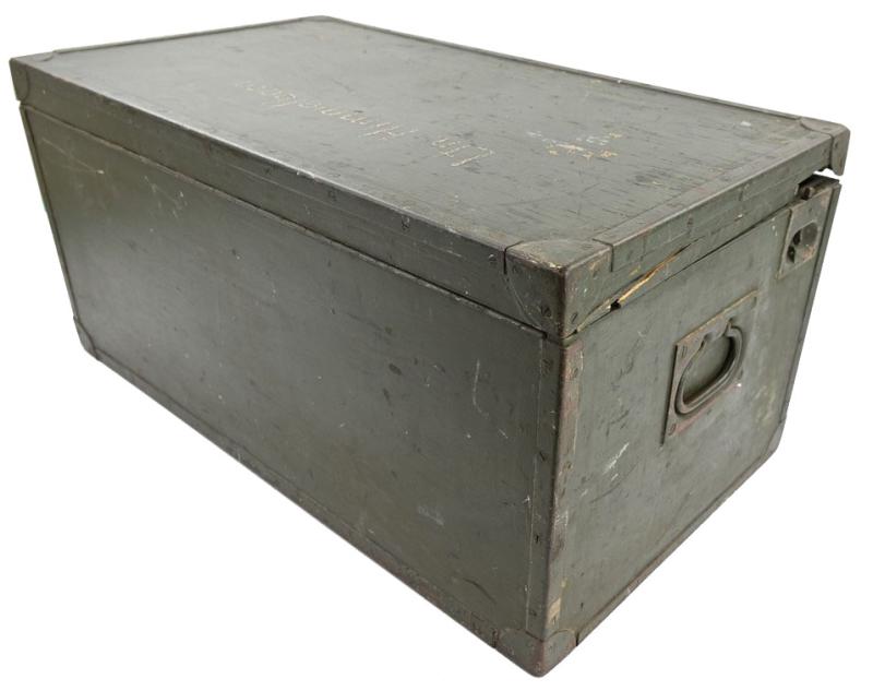 German WH Officer Clothing Case / Re-issued Luftschutz Gasmask Storage Box