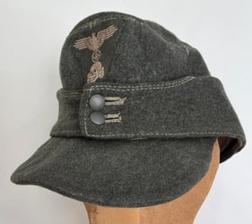 Waffen-SS M43 ski cap with insignia