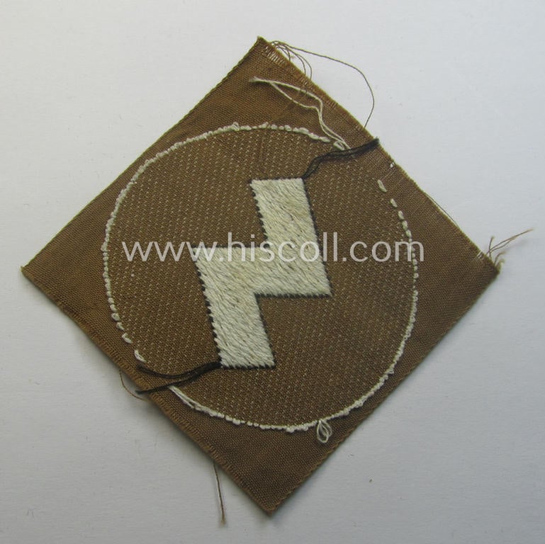 DJ (ie. 'Deutsches Jungvolk') arm-badge as was specifically intended for usage by a member who served within the: 'Oberbann 6' (ie. 'NPEA'- ie. 'NAPOLA'-institutes)