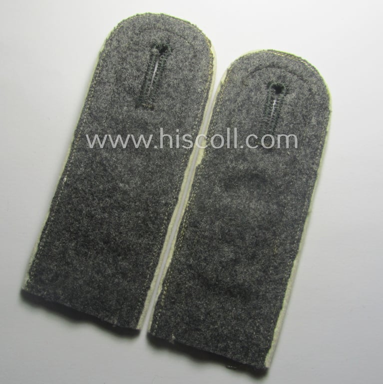 Pair of early- (ie. pre-) war-period- (ie. 'M39/M40'-pattern), WH (Heeres) 'cyphered' NCO-type shoulderstraps: 'Unteroffizier des Infanterie-Rgts. 15'