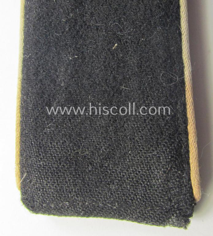 Attractive - albeit regrettably single! - Waffen-SS, EM-type shoulderstrap as piped in the white-coloured branchcolour as was intended for usage by an: 'SS-Mann' who served within the: 'SS-Infanterie-Truppen'