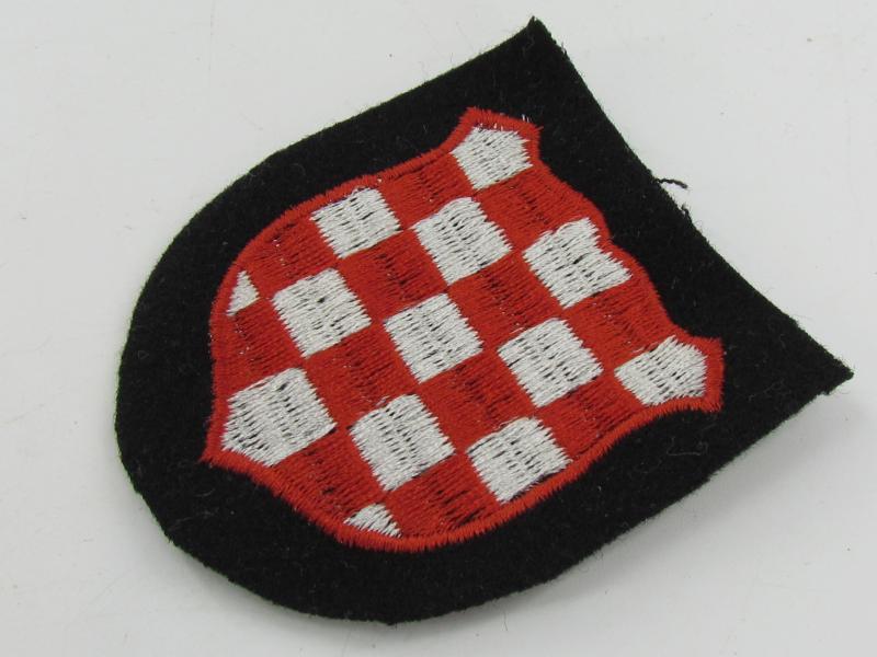 Waffen-SS 'Croatian' Volunteer Sleeve Shield