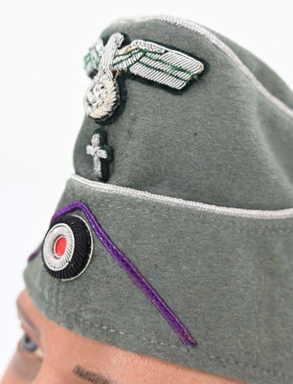 German WH Officer Field Chaplain Side Cap