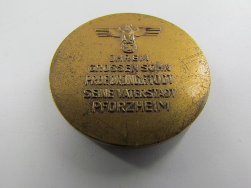 A 1939 Voyage Of The KdF Cruise Ship "Robert Ley" To Norway Medal