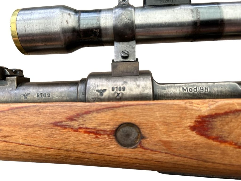 K98 byf41 met Sniper scope ....oud NL onklaar !!