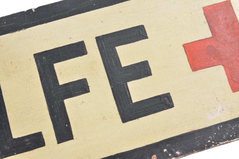 German Third Reich Red Cross sign 'Fusshilfe'