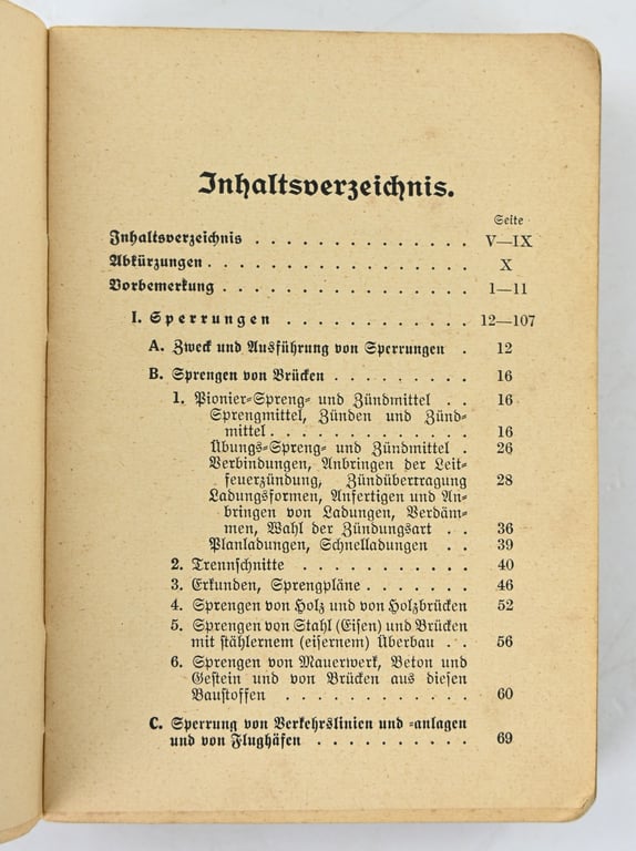 German WH Pioneer Booklet