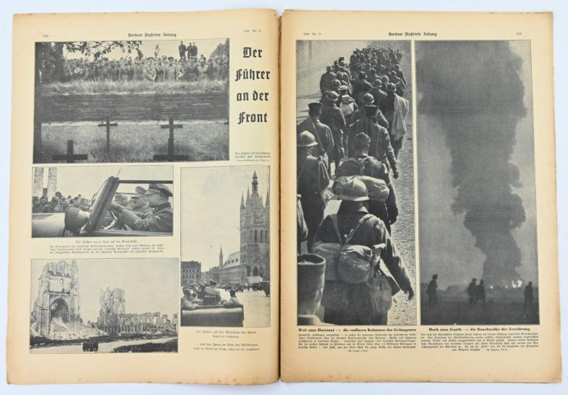 German Berliner Illustrierte Zeitung Newspaper 1940