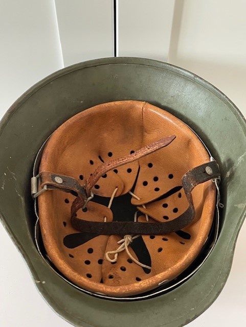 WWII GERMAN M35 DOUBLE DECAL COMBAT STEEL HELMET