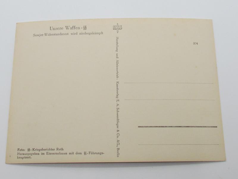 Postcard : Unsere Waffen-SS
