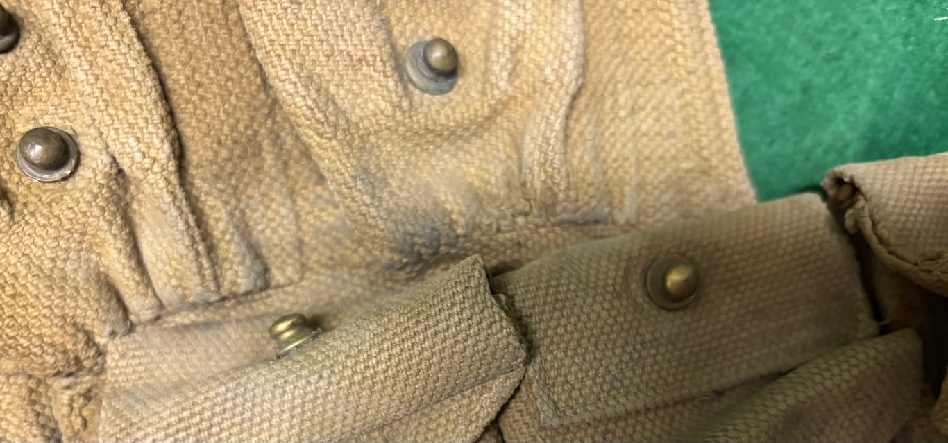 1908 Pattern Web Equipment  Cartridge Carriers Dated 1918