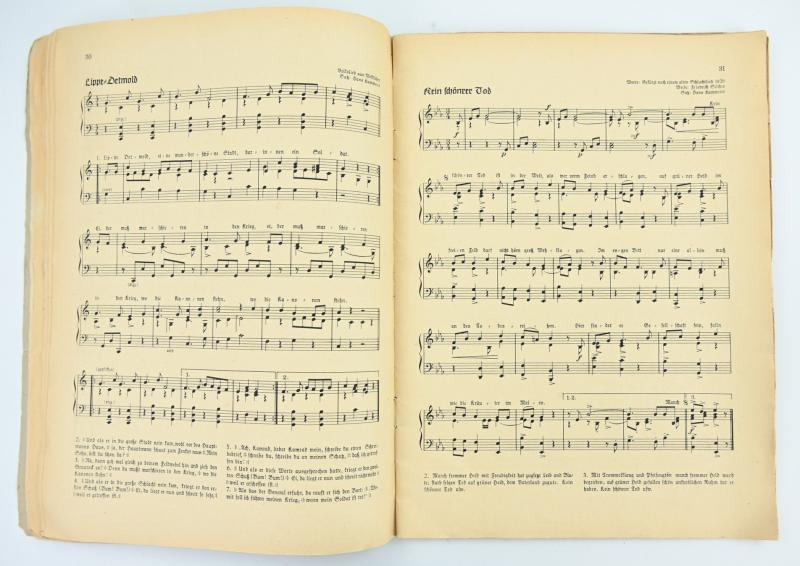German WH Songbook 'Morgen Marschieren Wir'