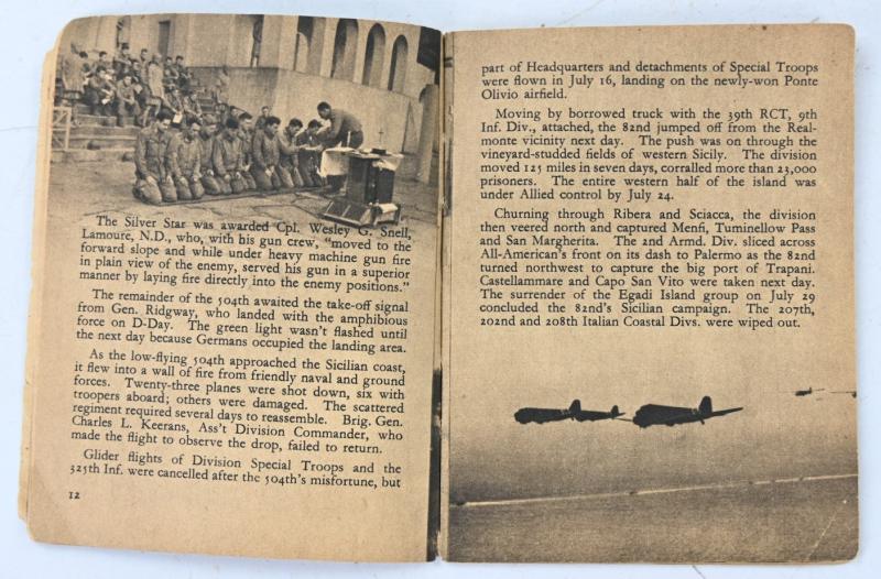 US WW2 82nd Airborne Division Booklet
