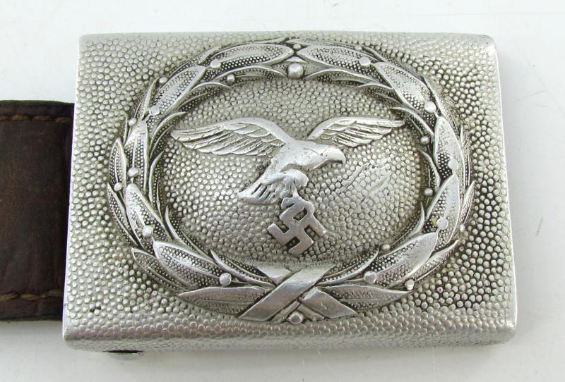 Luftwaffe Tabbed Aluminum Buckle 1939 ( JMO )