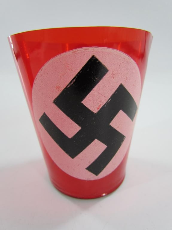 NSDAP Political Party Celluloid Candle Holders, Original