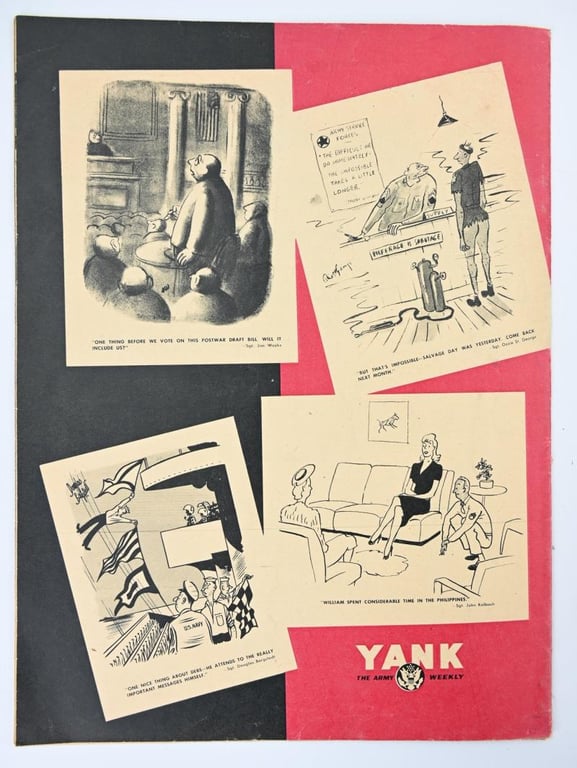 US WW2 Yank Magazine 12 October 1945