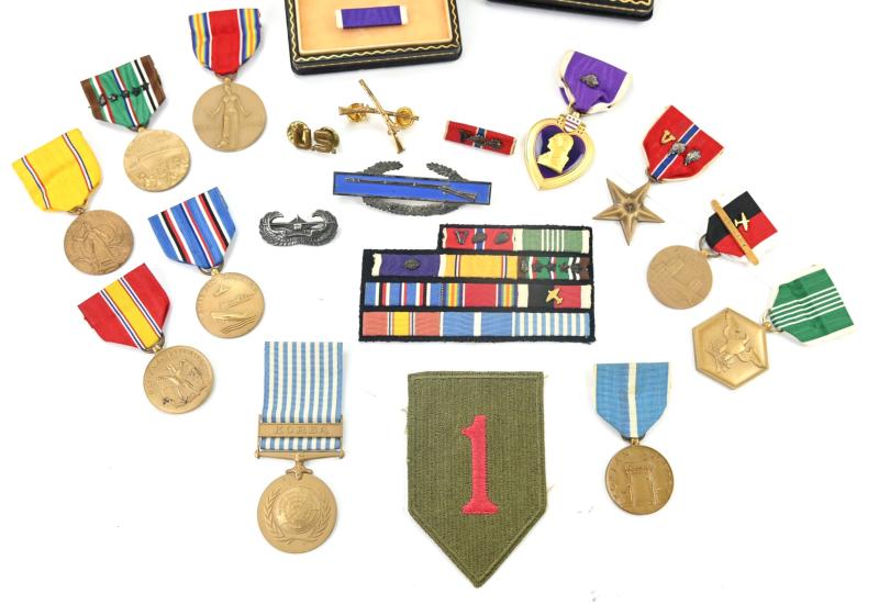 US WW2 1st Infantry Division Named Grouping 'Major Robert Lee Bullard III'