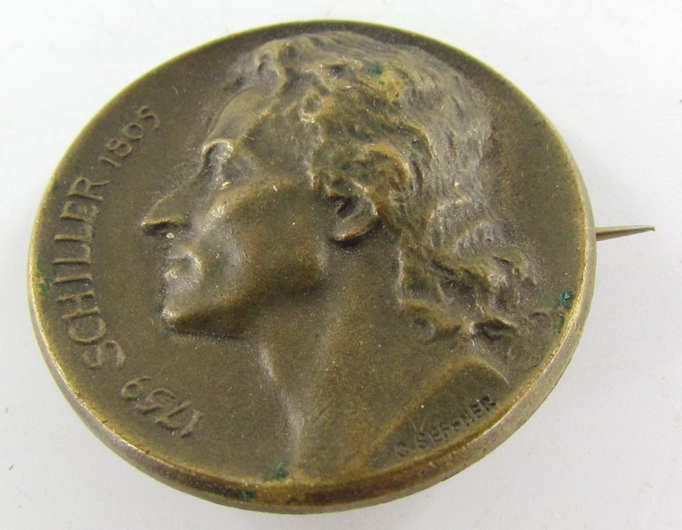 Friedrich Schiller (1759–1805) Badge by C&S
