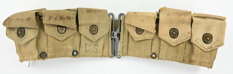 US WW2 M1 Garand Ammo Belt 1943
