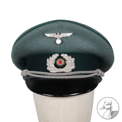 Wehrmacht Schirmmütze EREL Heeresverwaltung Offizier