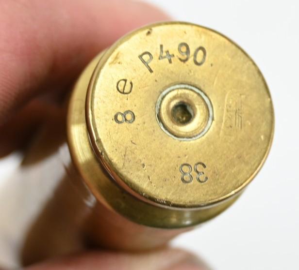German WH Brass 2cm Flak Shell