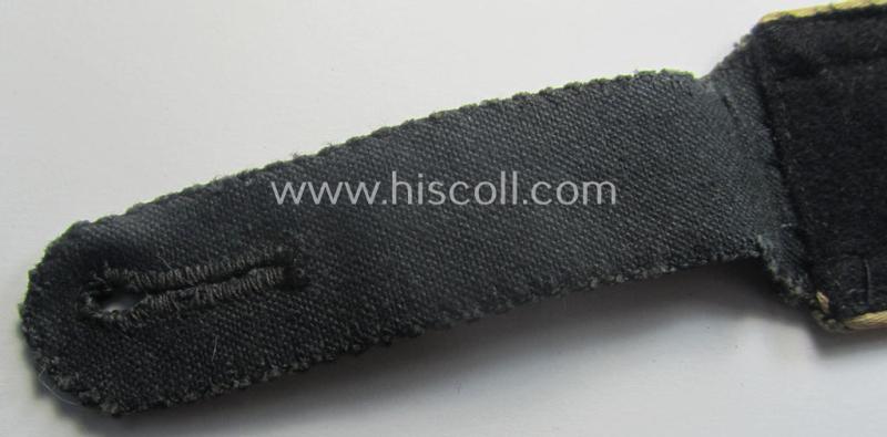 Single, Waffen-SS NCO-type shoulderstrap: 'SS-Unterscharführer' who served within the: 'SS-Infanterie-Trpn.'