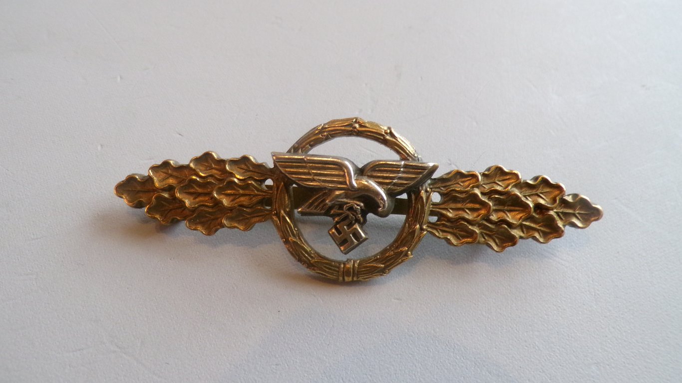 Frontflugspange fur Transportflieger in Gold