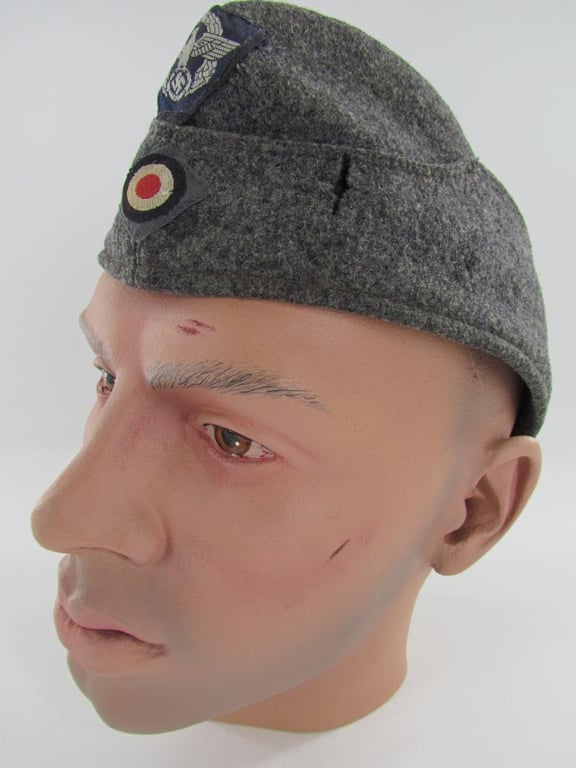 Wehrmacht Luftschutz ( Air Defence ) Police EM/NCO Overseas Cap