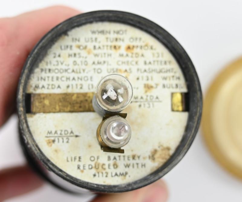 USAAF WW2 Flashlight Identification lamp type A-7