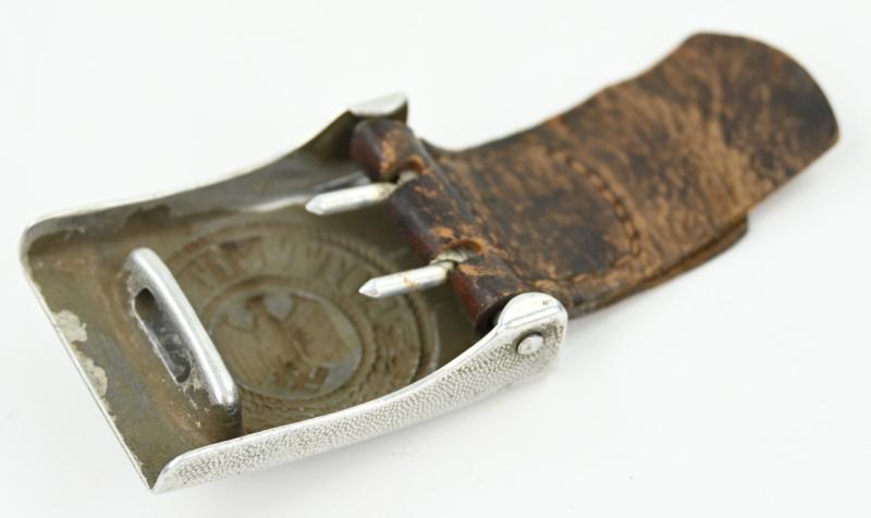 German WH Heer Beltbuckle with Tab 'Gebr. Gloerfeld 1938'