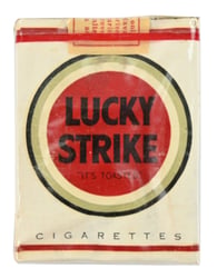 US WW2 Package of Lucky Strike Cigarets