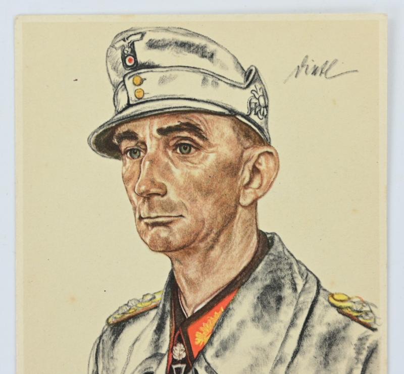 German WH Willrich Postcard 'Generaloberst Dietl'
