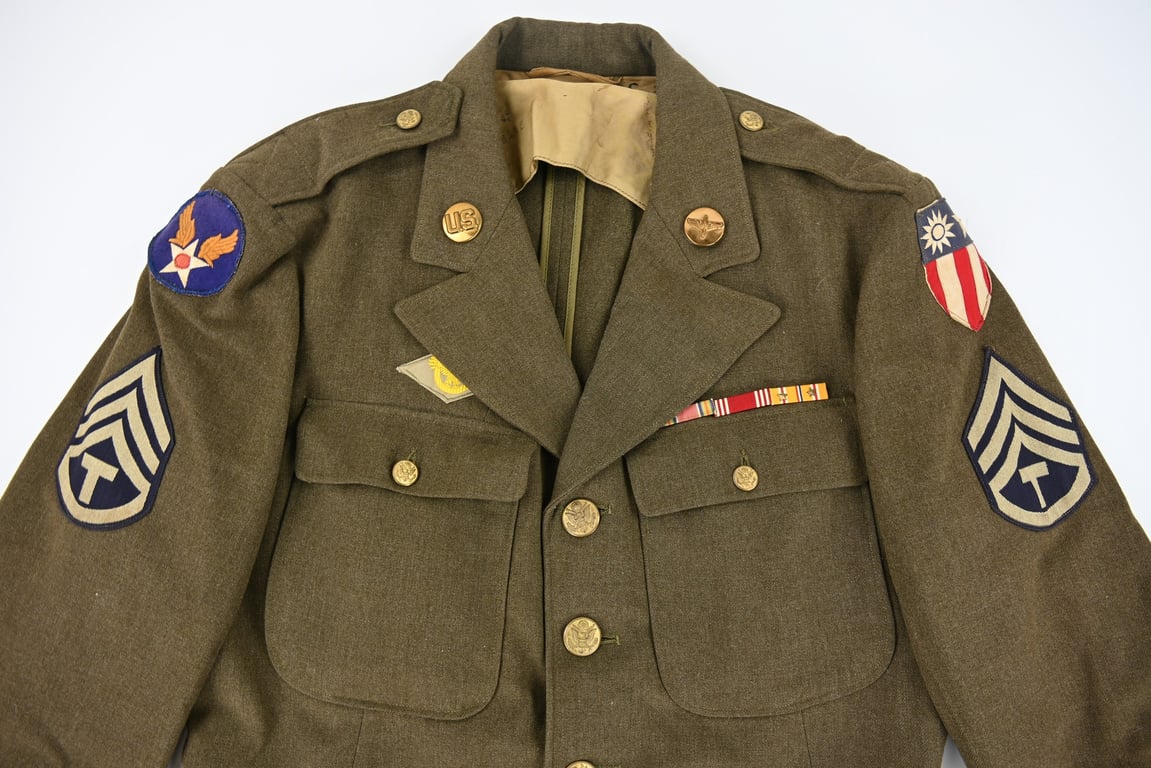 USAAF WW2 CBI Uniform Grouping 'Sgt.  John F. Schuhart'
