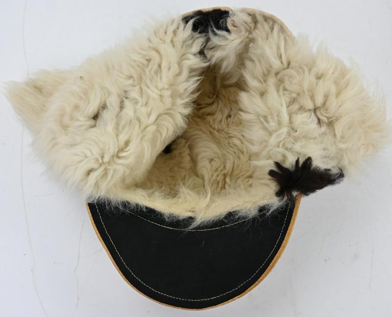 German LW White Winter Fur Cap