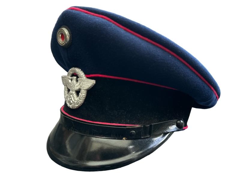 Feuerschutzpolizei ( Fire Police ) EM/NCO Visor Cap