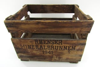 Wooden water Bottle Crate 1941
