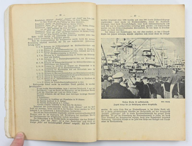 German Third Reich 'Kohler's Flotten-Kalender' 1938