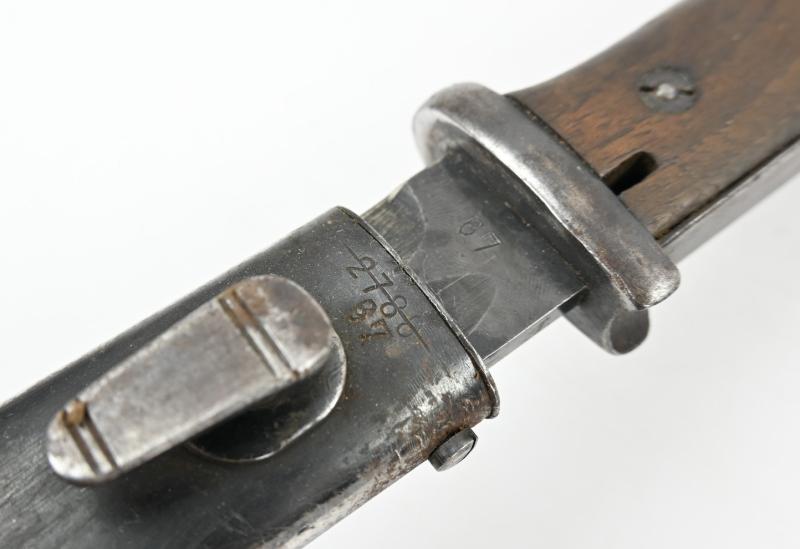 German K98 Bayonet with Frog and Matching Numbers 'WKC'