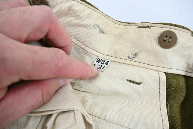 US WW2 Wool Serge Trousers