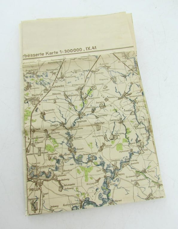 Wehrmacht "Verbessete Karte" Romny ( Ukrain )