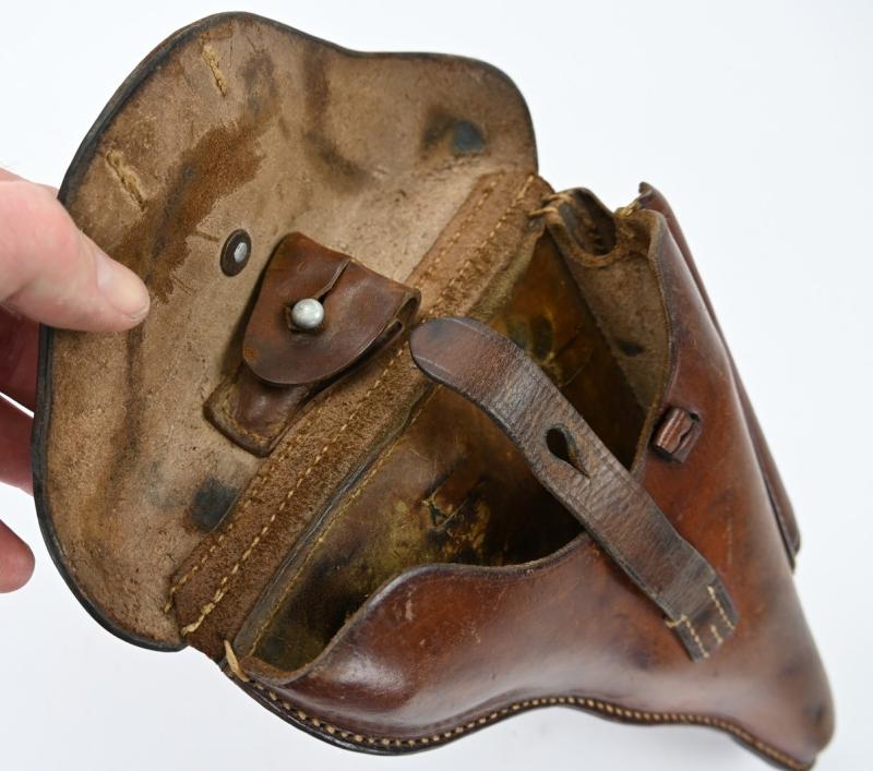 German P08 Polizei Brown Leather Holster 1941