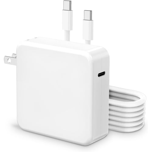 100W USB-C MacBook charger front view