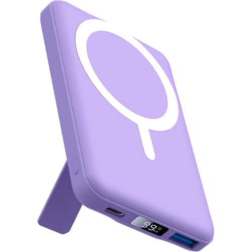 AOGUERBE MagSafe Power Bank in Light Purple