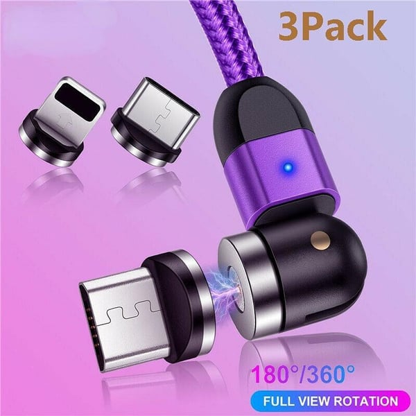 Fast Charger for iPhone 17/16/15 Charger,10FT Extra Long Fast Charging 3Pack Block USB-C to USB C Fast Charging Cable Cord for iPhone Air/17 Pro Max/iPhone 16 Pro/16 Plus/15 Pro Max,iPad Pro/Air/Mini - product photo 3 of 5