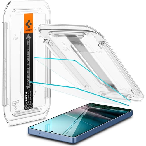 Samsung Galaxy S26 Ultra screen protector installed on device