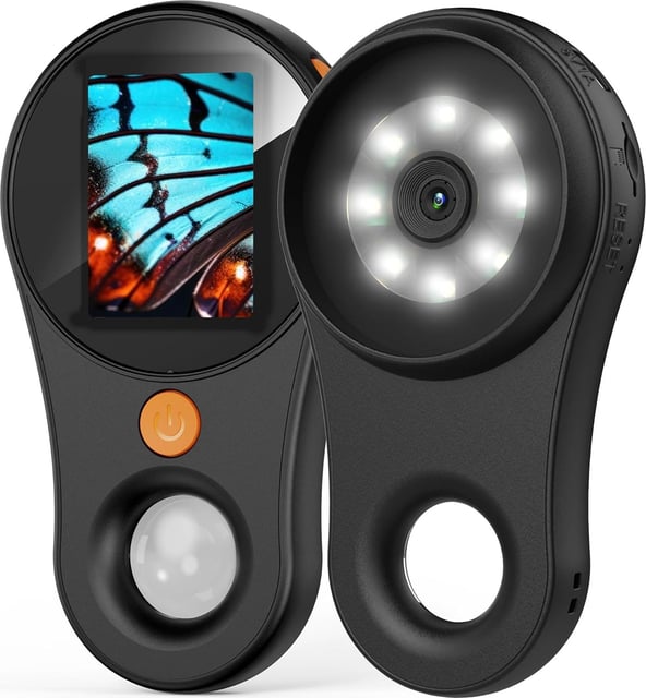 T TAKMLY Magnifying Glass with Light Portable Handheld USB Digital Microscope Macro Camera 2.0 inch IPS Color Screen Fixed Focus, 200w Pixel, 500x Magnification, Compatible with Windows, Mac OS