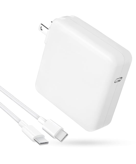 JEIBAO 100W USB C Fast Charger Compatible with Mac Book Pro 16/15/14/13 Inch, Mac Book Air 13 Inch, iPad Pro 2021/2020/2019/2018 Power Adapter for All USB-C Laptops and Phones - product photo 2 of 5