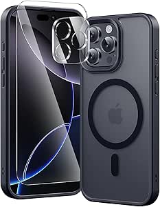 toushion 3 in 1 for iPhone Air Case Clear,Fits MagSafe, Not Yellowing, Screen Protector*1 Camera Lens Protector*1, Military-Grade Protection for Phone Cover 6.5 inch - product photo 5 of 5